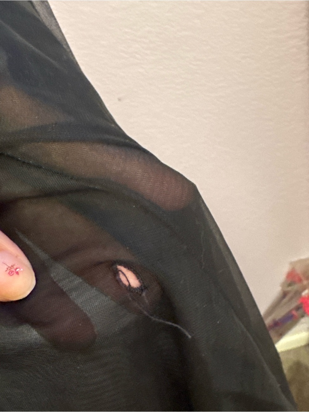 Vintage Sheer Black Nightie - Picture 4 of 7